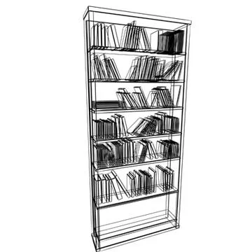 Biblioteca antique 3D Model