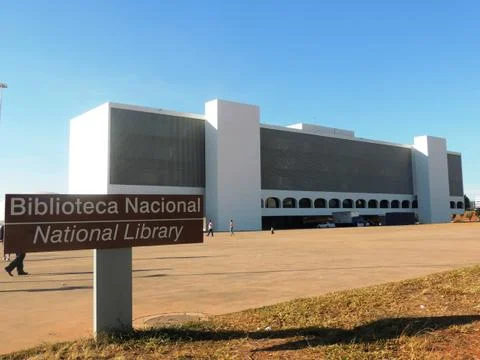 Biblioteca Nacional de Brasília Stock Photos