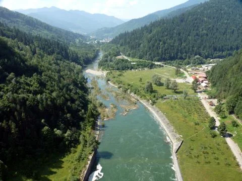 Bicaz lake Stock Photos