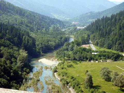 Bicaz lake Stock Photos
