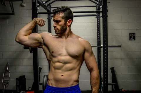 Bicep Flex Stock Photos