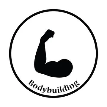 Bicep icon Stock Illustration