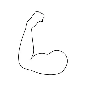 Bicep icon Stock Illustration