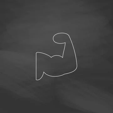 Biceps computer symbol Stock Illustration