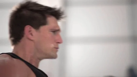 BICEPS CURL Stock Footage 128557262