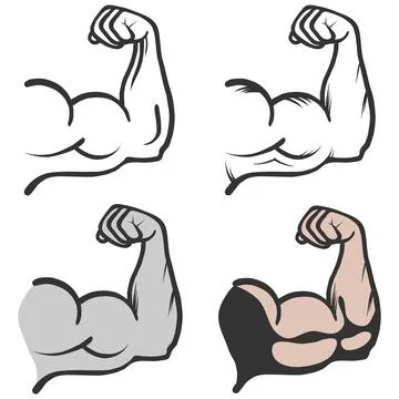 Biceps icon Illustrazione stock