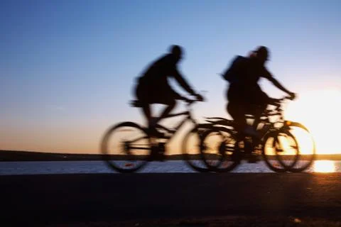 Bicicling Foto stock