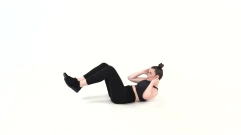 BICICYCLE CRUNCH Stock Footage 166293820