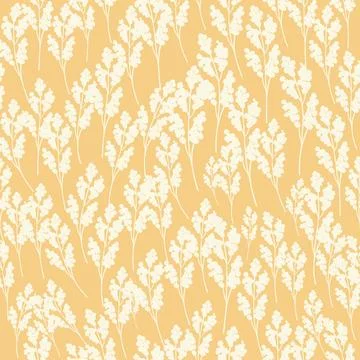 Bicolor contour silhouette seamless pattern with flowers and leaves. Abstract 스톡 일러스트