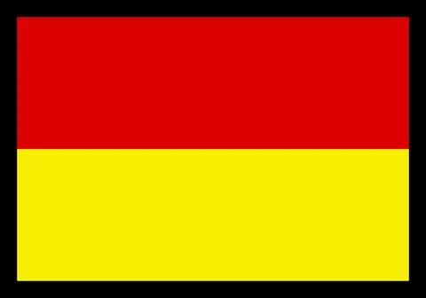 Bicolor flag of Tamil Eelam Illustrazione stock