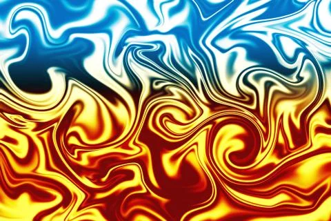 Bicolor fluid abstract background Stock Illustration