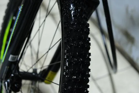 Bicycle after waching with spry machine Stock Photos
