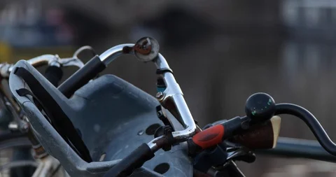 Bicycle in Amsterdam Stock Footage 99453540