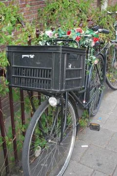 Bicycle in Amsterdam Stock Photos