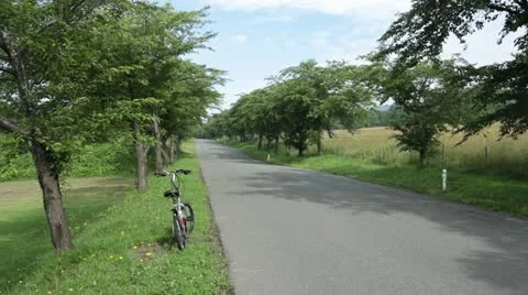 Bicycle and ranches 動画素材 11631268