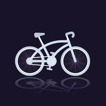 Bicycle, bike vector illustration Stock Illustration