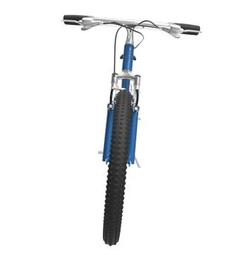Bicycle Blue Front イラスト素材