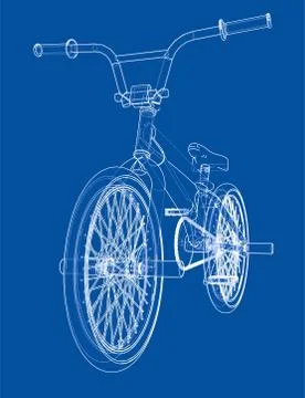 Bicycle bmx. Vector Stock Illustration