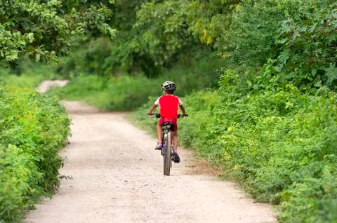 Bicycle Boy Stock Photos