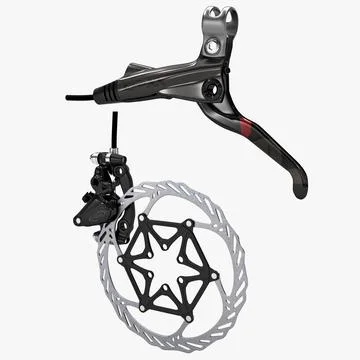 Bicycle Brake System Avid XX World Cup 2 3D Model