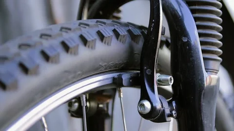 Bicycle brakes Stock Footage 155056696