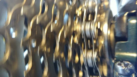 Bicycle chain Stock Footage 92799094