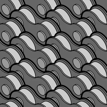 Bicycle chain pattern seamless. Vector background イラスト素材