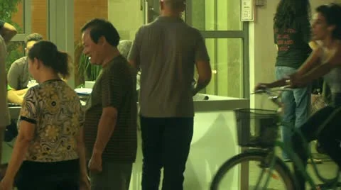 Bicycle in the City 2 Stock Footage 10913889