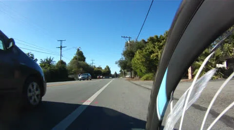 Bicycle commuting Stock Footage 25717897