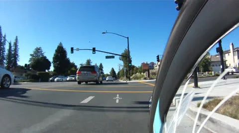 Bicycle commuting Stock Footage 25721381