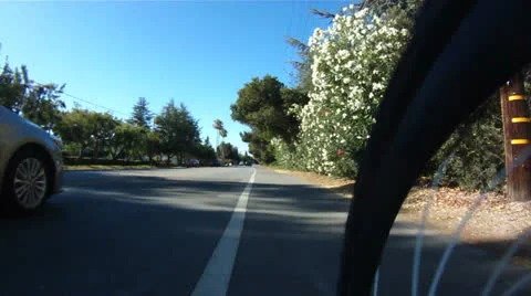 Bicycle commuting Stock Footage 25724814