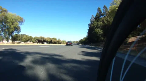 Bicycle commuting Stock Footage 25735891