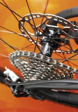 Bicycle components Stock Photos