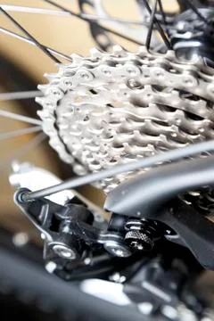 Bicycle components Stock Photos