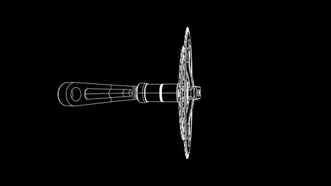 Bicycle cranks Video stock 73816494