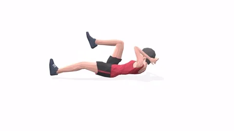 Bicycle Crunch Stock Footage 146958234