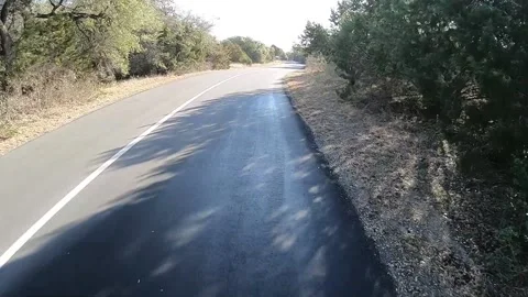 Bicycle cycling down country path Video stock 231073012