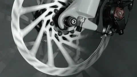 Bicycle disk brake Stock Footage 10571431