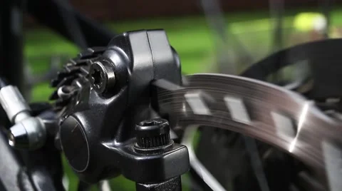 Bicycle disk in motion. Video stock 68213070