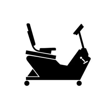 Bicycle ergometer icon  Stock Illustration