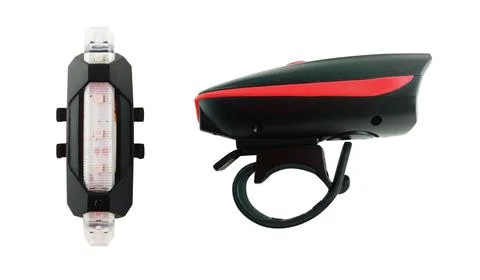 Bicycle flashlight 스톡 사진