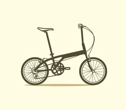 Bicycle flat icon Stock Illustration