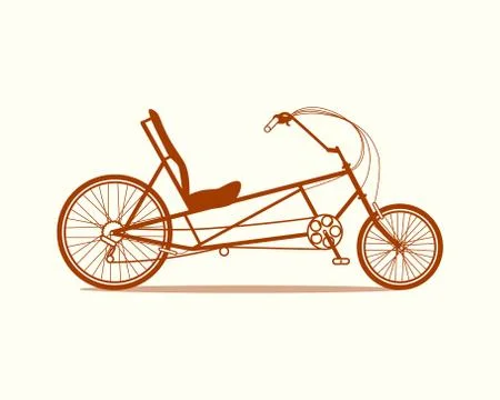 Bicycle flat icon Stock Illustration