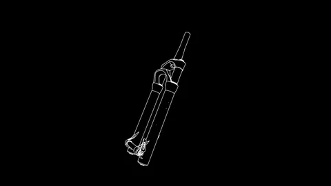 Bicycle fork Video stock 73816471