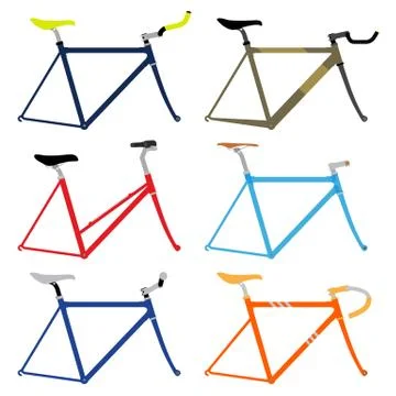 Bicycle frame. 스톡 일러스트