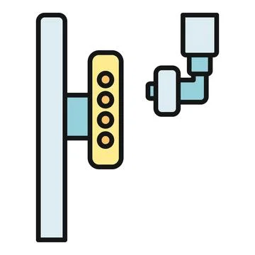 Bicycle front and rear lights vector icon Stock Illustration
