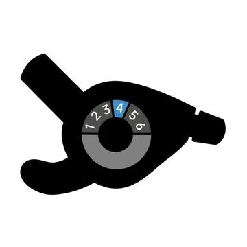 Bicycle Gear Shifter Stock Illustration