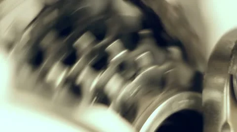 Bicycle Gears Stock Footage 12337305