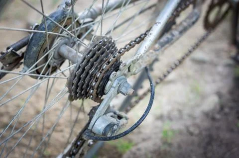 Bicycle gears Stock Photos