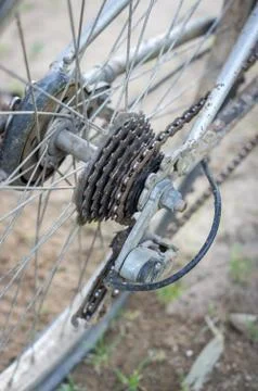 Bicycle gears Stock Photos